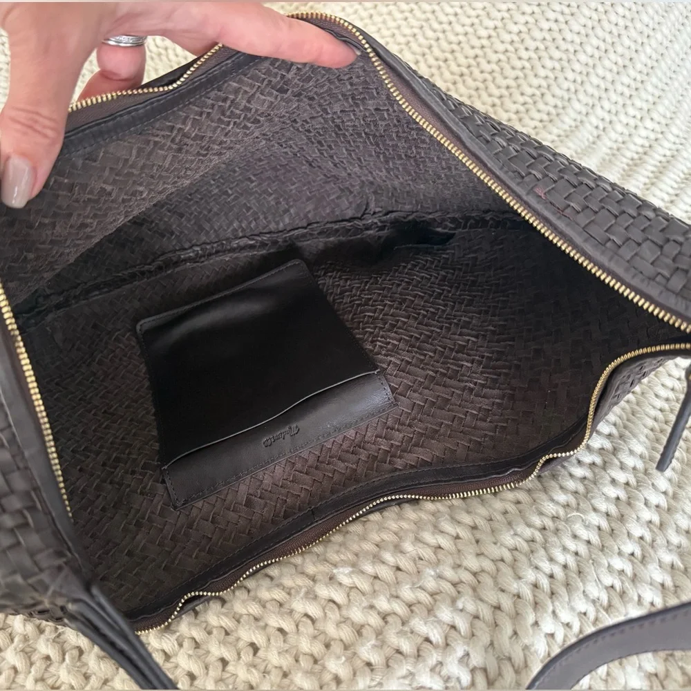 Madewell The Essential Curve Shoulder Bag - Dark Brown - Picture 14 of 14